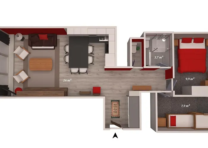 Moderne 6/7 Pers. Proche Pistes A - Fr-1-563-27 * Courchevel